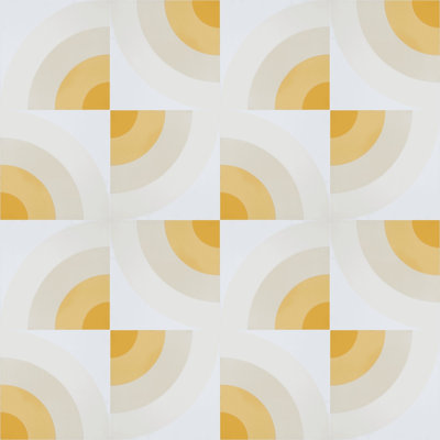 Carreau de ciment pour mur et plancher 8 po x 8 po Sunrise By Trina Turk