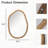 Irregular Wavy Wall Mirror Decorative Practical Easy Care