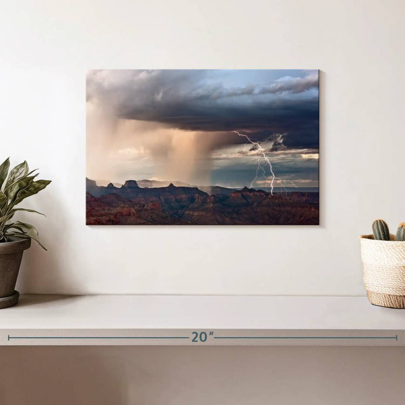 Alvord Grand Canyon Lightning Storm, 8" H x 12" W