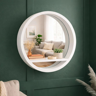 Govea Concave Mirror with Shelves