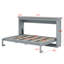 Lit escamotable pliable avec armoire peu encombrante