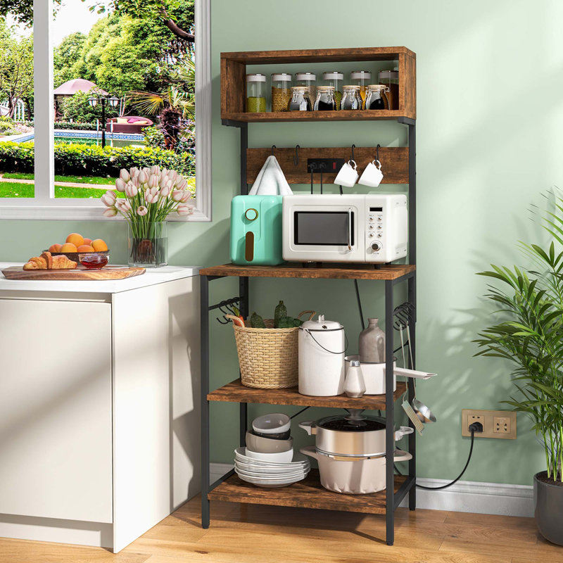 Étagère de boulanger standard en acier de 23,5 po avec compatibilité micro-ondes Manvil