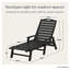 Chaise longue avec accoudoirs POLYWOOD-543206
