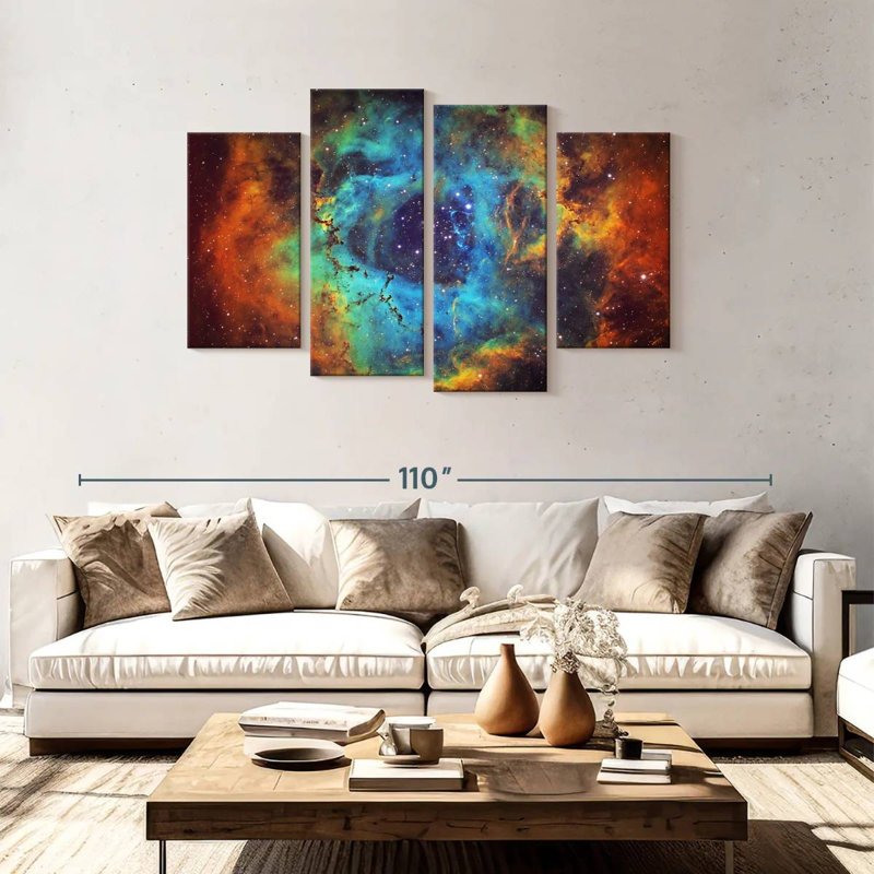 Oberle Celestial Nebula, 48" H x 75" W