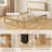 Wooden Bed Frame with Upholstered Headboard