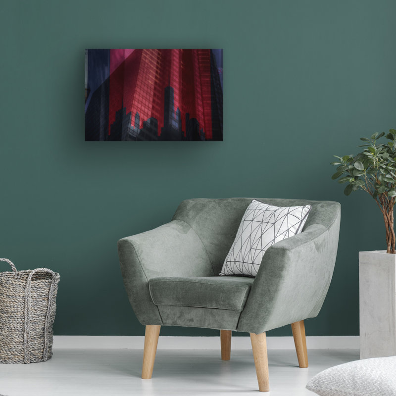 Art sur toile «Fadwa Rouhana quand Manhattan», H 12 po x l 19 po