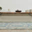 Amaris Azure Medallion Hand-Knotted Wool Area Rug-544107620