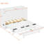 Lit avec prises et grand tiroir - Chic, espace, taille pour rangement convertible, blanc, maison