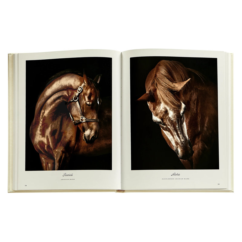 Farm Life Leather Bound Coffee Table Book