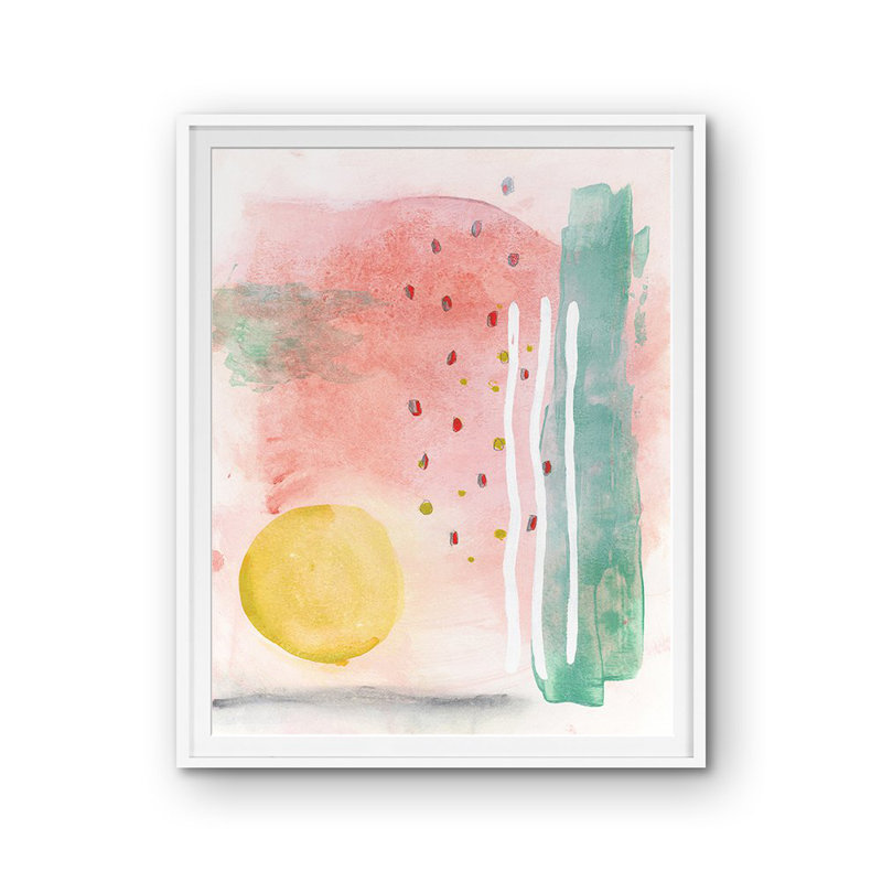 Festival 2 Print by Goderwis, Kyle, White Framed, 30" H x 25" W
