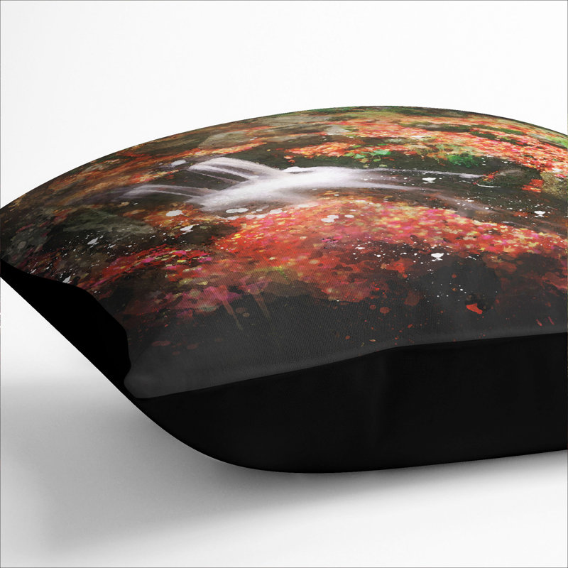 Square Cushion, 40cm H x 40cm W x 15cm D, Black