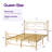 Ajayceon Metal Platform Bed Frame With Vintage-Style Headboard And Footboard-357881626-366724057