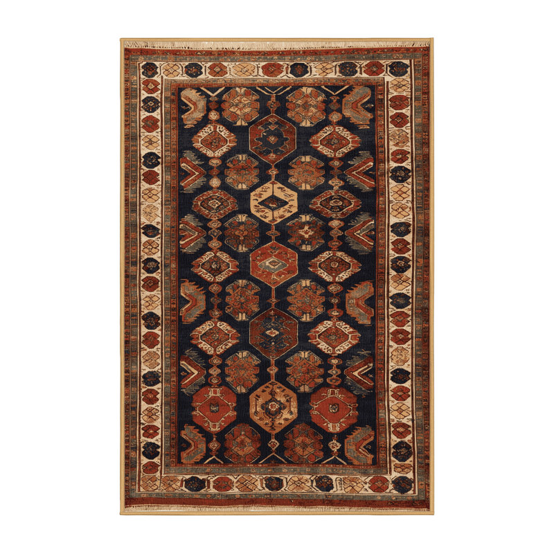 Tapis brun lavable à la machine, Rectangle 8 pi x 12 pi