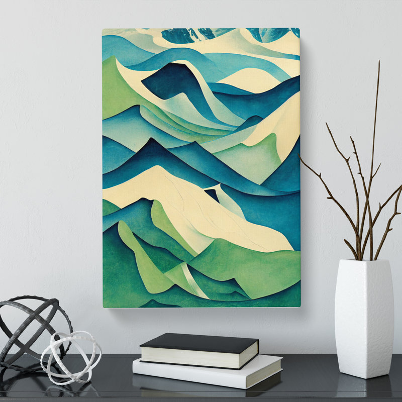 Glacier Abstract Vol.1 - Wrapped Canvas, 60cm H x 40cm W x 3cm D