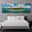 «Beautiful Fort Lauderdale, Florida» par Epic Portfolio, ensemble de 3 pièces, 108 po x 36 po