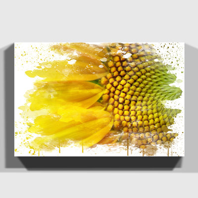 Yellow Sunflower Flower - Wall Art