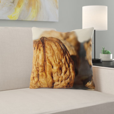 Walnut Throw Pillow