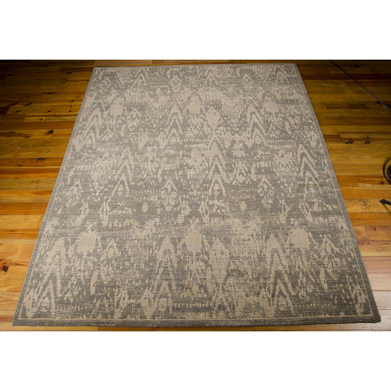 Huckle Abstract Indoor Rug, Rectangle 5'6" x 8'
