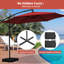 Parasol de marché suspendu 10 pieds avec base-1743848922