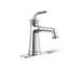 Robinet de lavabo de salle de bain à poignée simple Bellera, 1,2 gal / min, en chrome poli-75347248-122623330