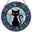 Vitrail pour chat 12 "H 12"