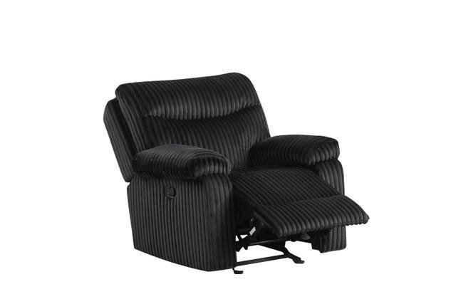 Klauck Upholstered Recliner, Black
