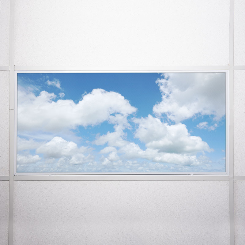 Octo Lights - Fluorescent Light Covers - Flexible Ceiling Light Diffuser Panels - Decorative Clouds - For Classrooms And Offices - 002