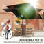 Parasol rectangulaire en aluminium 6,4 x 9,7 pi