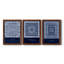 Indigo Tile I - ensemble de 3 impressions sur toile encadrées-2033254133-2033254134