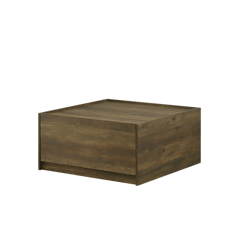 Table basse carrée avec 2 tiroirs Travon
