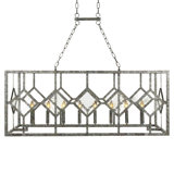 Diamond 8 - Light Kitchen Island Linear Pendant