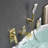 1 Handle Bathroom Waterfall Faucet with Diverter-94481057