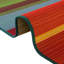 Tapis intérieur / extérieur à rayures Meliton - rouge / vert / bleu / orange-912691383