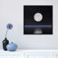 «Full Moon On A Dark Night With Stars And Comets Over The Ocean» par Elena Duvernay, impression sur toile tendue