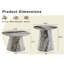 Table basse emboîtable (table basse incluse)
