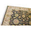 Hand Knotted Wool Area Rug in Black And Gold