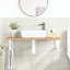 Aleazay 100cm Solid Wood Bathroom Vanity Top-1497923258