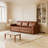 Chesterfield King Pull Out Sofa Bed, 3-In-1 Faux Leather Convertible Sleeper With Nailhead Trim & Rolled Arm, Multi-Functional And Stylish-66163225