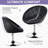 Bernando Faux Leather Swivel Barrel Chair-1464706806