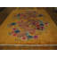 Beautiful Yellow Color Antique Geometric Floral Design Chinese Art Deco Rug