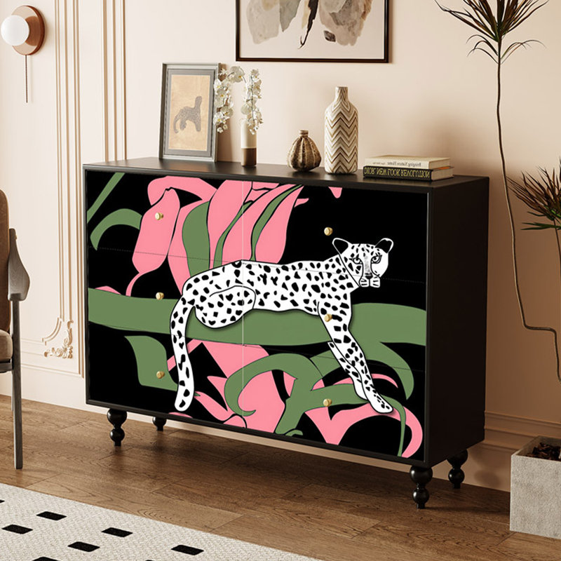Commode d'appoint 6 tiroirs Modern
