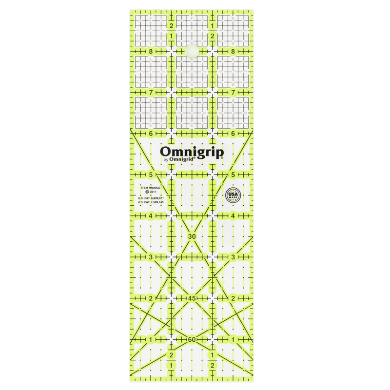 Règle de courtepointe Omnigrip, Crème