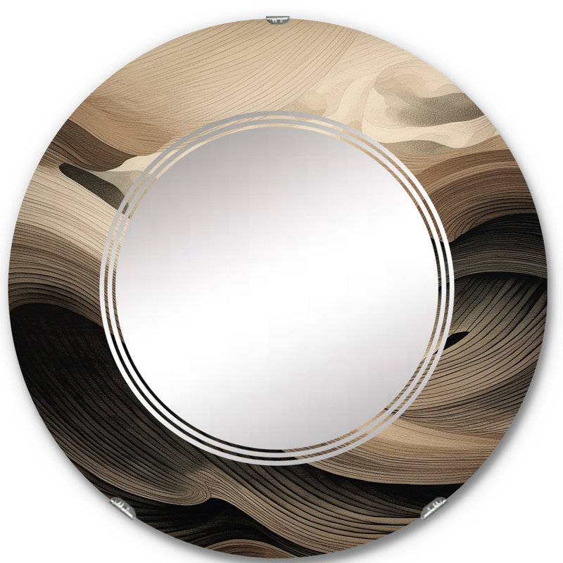Miroir mural Kelbark, 24 po x 24 po