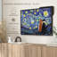 Impression sur toile Tyry Dogs Journey Starry Night-102861038
