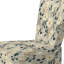 Minimalisme gris et beige motif de fleurs I - Chaise d'appoint rembourrée Cottage
