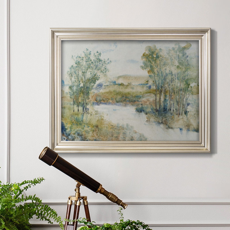 «Trees on the Creek I», reproduction d'art sur toile, H 21 po x l 25 po x P 2,5 po