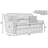 Huling 90'' Upholstered Reclining Sofa-72335635