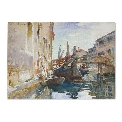 Boats in Giudecca by John Singer Sargent Chopping Board
