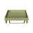Madeline Scalloped Rectangle Side Table Green-529836940