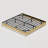 King Floating Bed Frame with LED Lights-752383235